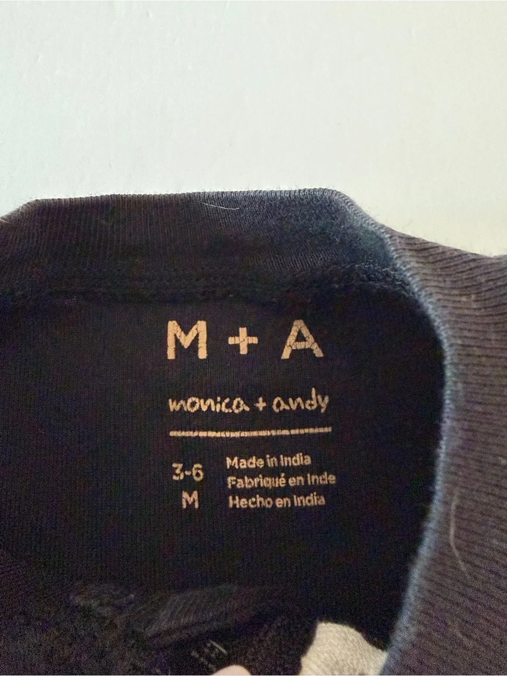 M+A by Monica + Andy Organic Cotton Baby Footie Pajama Space Print 3-6 Months